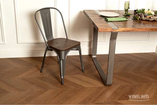 SPC ламинат Vinilam Parquet Chevron Шеврон Плезир I1651102