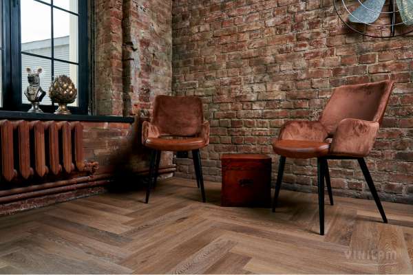 SPC ламинат Vinilam PARQUET Herringbone Венецианский Паркет IS11199 