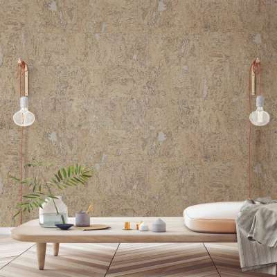 Настенная пробка Amorim Wise Dekwall TA24001 Stone Art Platinum