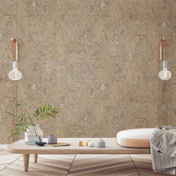 Настенная пробка Amorim Wise Dekwall TA24001 Stone Art Platinum