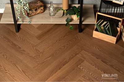 SPC ламинат Vinilam PARQUET Herringbone Паркет Винсент IS11200