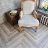 SPC ламинат Vinilam PARQUET Herringbone Эрмитаж паркет IS11122