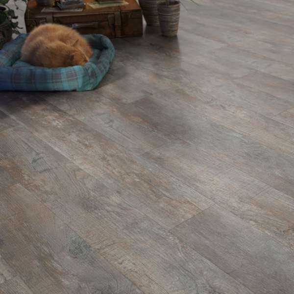 Кварц-виниловый ламинат FineFloor Wood FF-1518 Дуб Этна