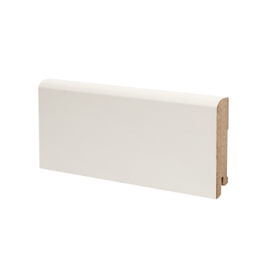Плинтус Деартио Best U102-80 RAL 9010 (крем.)