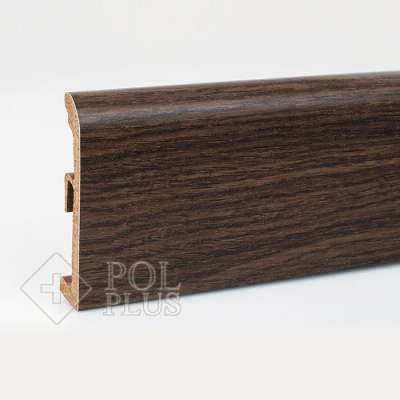 Плинтус Korner Ultima 80 Дуб Шервуд мокка 012