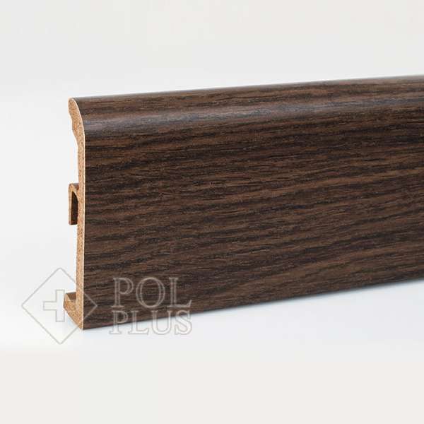 Плинтус Korner Ultima 80 Дуб Шервуд мокка 012
