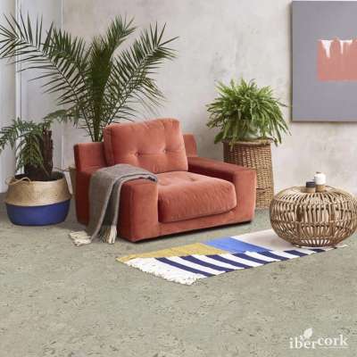 Пробковый пол Ibercork EasyCork TX Леон крем