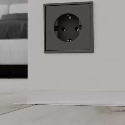 Микро плинтус Лайн С-05.25.2 L-образный серебристый