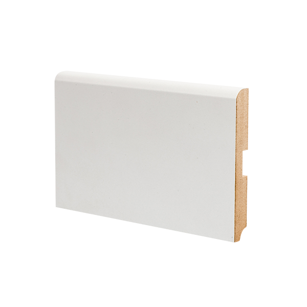 Плинтус Деартио Эконом W02-120 Белый