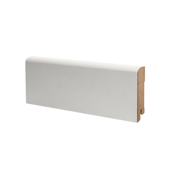 Плинтус Деартио Эконом W02-60 Белый