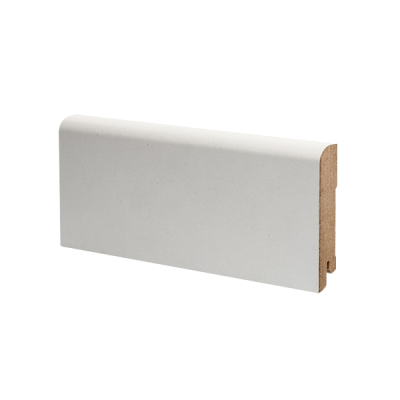 Плинтус Деартио Эконом W02-80 Белый