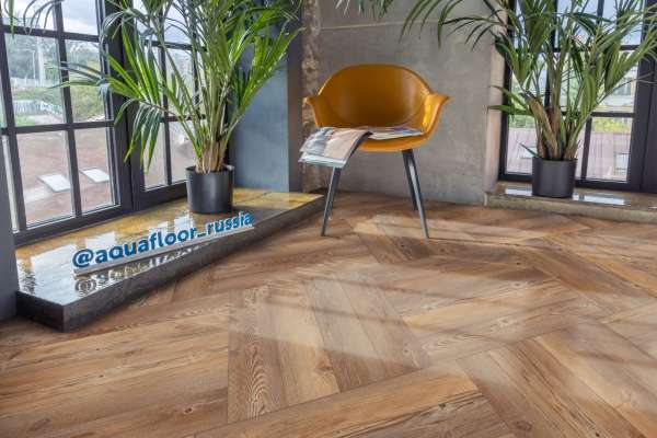 Кварцвиниловая плитка AquaFloor Parquet Glue AF2509PG