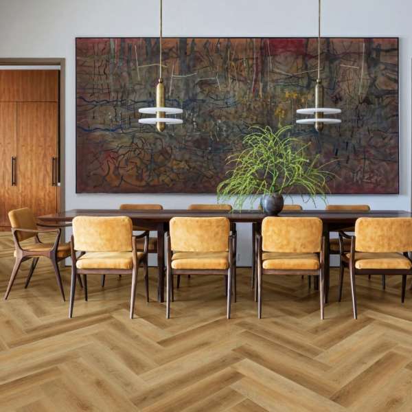 Кварц-виниловый ламинат Cronafloor Herringbone 2.0 H020 Дуб Лимож