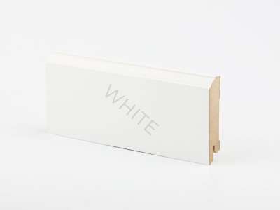 Плинтус Деартио Эконом W28-80 Белый 1