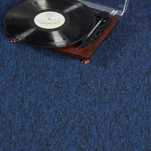 Ковровая плитка RusCarpetTiles PARMA 37 синий