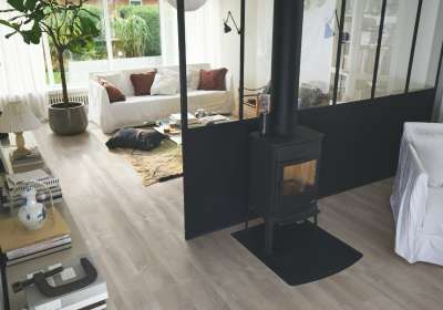 Плитка LVT Pergo Modern plank Optimum Glue V3231-40084 Дуб речной серый