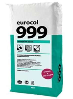 Eurocol 999 Europlan Basic Самовыравнивающаяся универсальная смесь сухая напольная (20кг) 