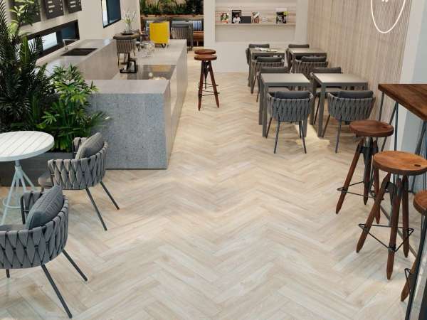 Виниловый ламинат Cronafloor Herringbone H002 Дуб Ницца