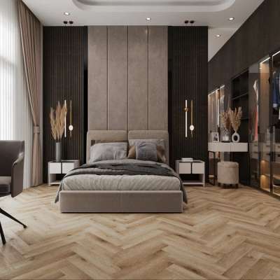 Виниловый ламинат Cronafloor Herringbone H004 Дуб Монпелье