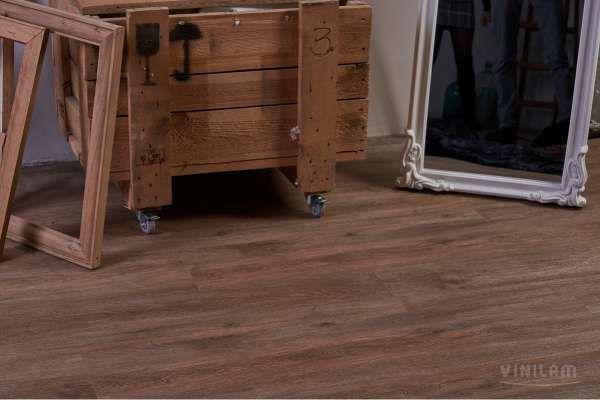 LVT ламинат CERAMO VINILAM Wood Дуб Оливковый 61512
