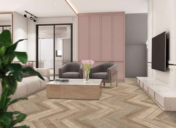 Виниловый ламинат Cronafloor Herringbone H007 Дуб Лилль