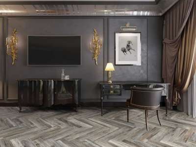 Виниловый ламинат Cronafloor Herringbone H008 Дуб Реймс