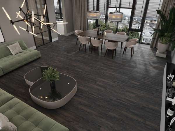 Виниловый пол CronaFloor NANO 4V Дуб Морёный ZH-81112-1