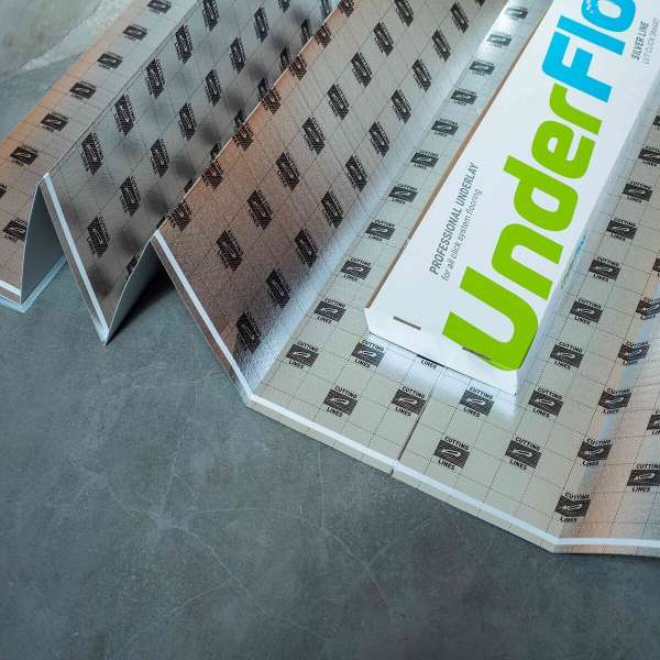 Подложка UNDER FLOOR SILVER LINE под кварц-виниловый ламинат