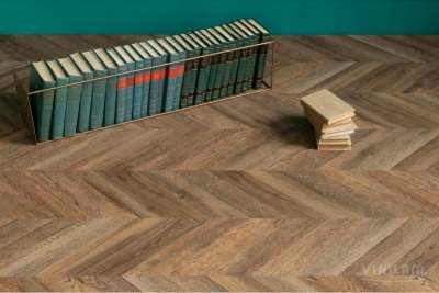 SPC ламинат Vinilam Parquet Chevron Шеврон Нормандия RI153610CL4