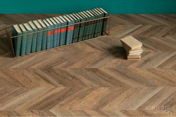 SPC ламинат Vinilam Parquet Chevron Шеврон Нормандия RI153610CL4